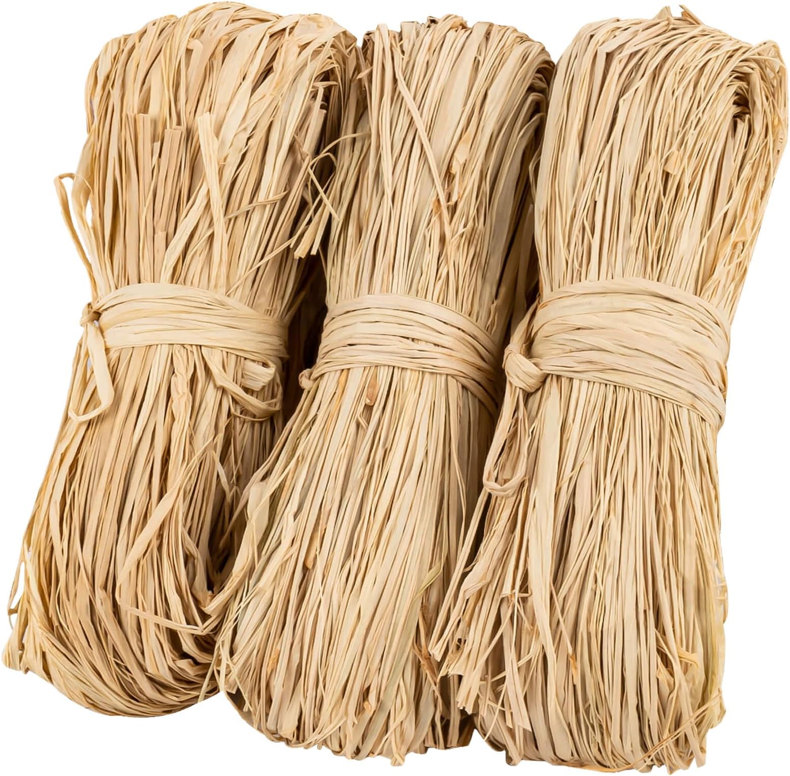 Sukh Natural Raffia Ribbon Grass - Straw For Florist Bouquets Decoration Crafts Gift Wrapping Christmas Birthday Wrap Materials