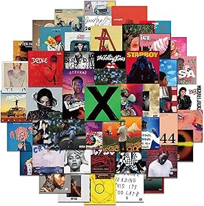 Amazon.com: 55 pcs, Artist Singers Album Cover Stickers, Female Pop ...