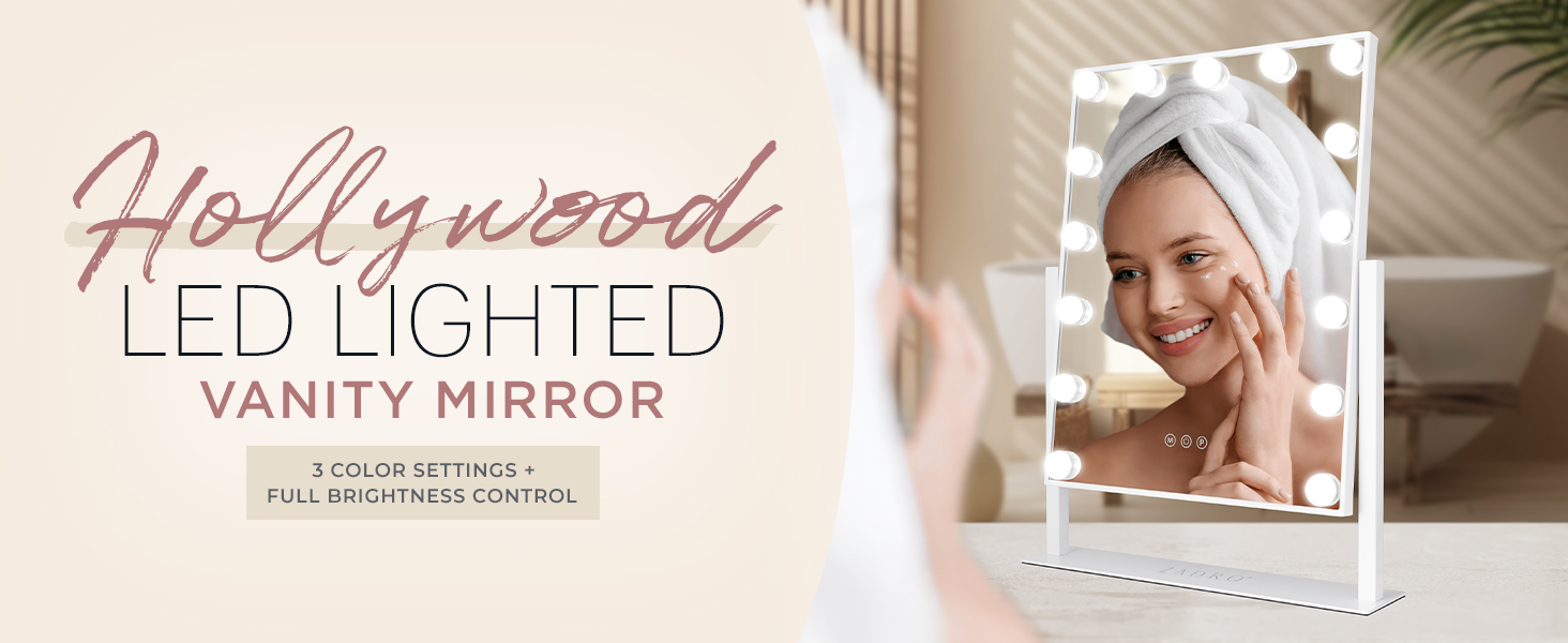 Amazon.com : Zadro Lighted Vanity Mirror with LED Lights, 18x21
