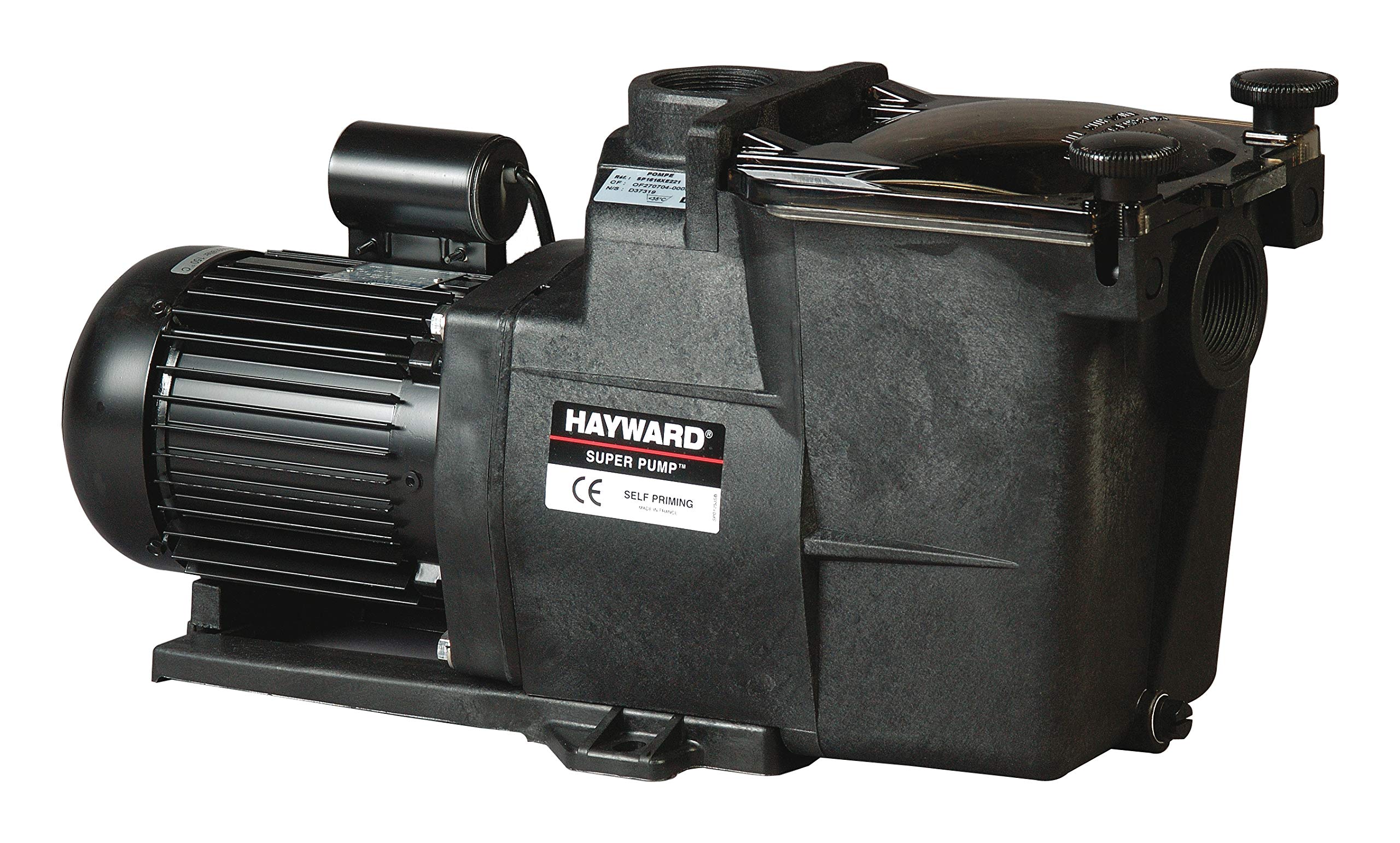 Hayward Pompe super pump 0.75 CV, 11m³/h, Acier inoxydable, 0.183 m³/min, 12.84 kg, Monophasée/Triphasée