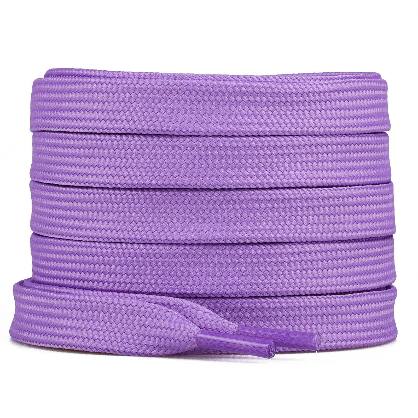 BRGUR Flat Shoelaces, 8mm Wide Shoelaces for Athletic Running Sneakers Shoes Boot Strings
