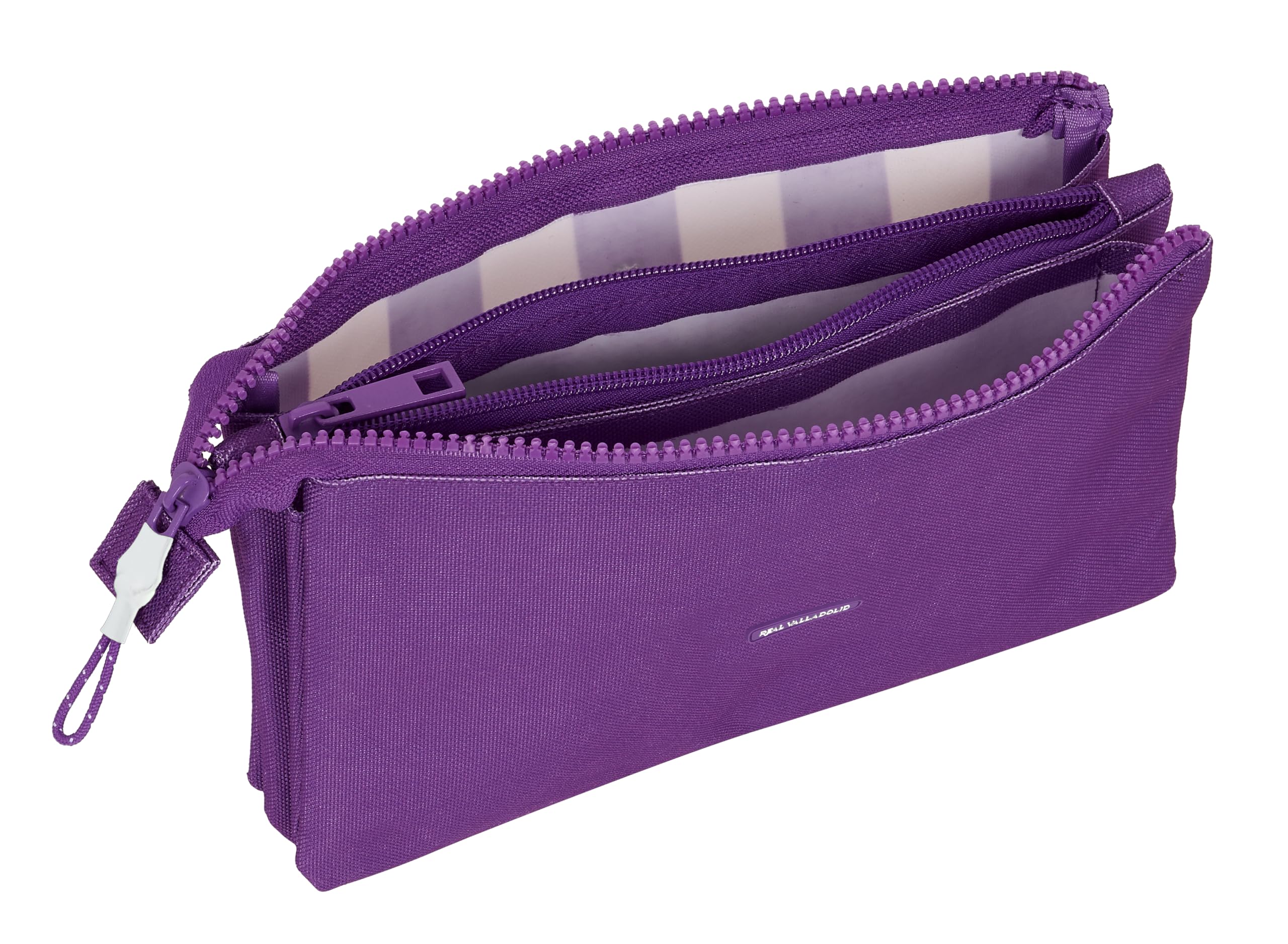 Safta Real Valladolid, Triple Pencil Case, Children's Pencil Case, Ideal for School Age Children Comfortable and Versatile - Image 3