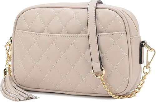 lola mae quilted crossbody bolsa