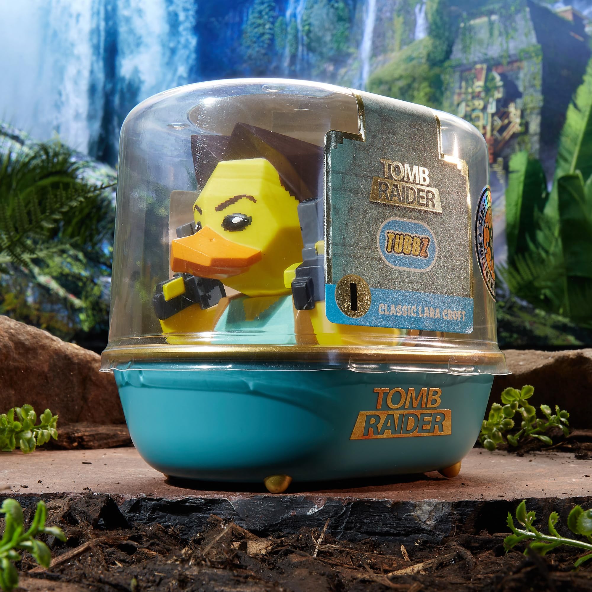 TUBBZ Limited Edition Classic Lara Croft Collectable Vinyl Rubber Duck Figure - Official Tomb Raider Merchandise - Action TV, Movies & Video Games - Image 3