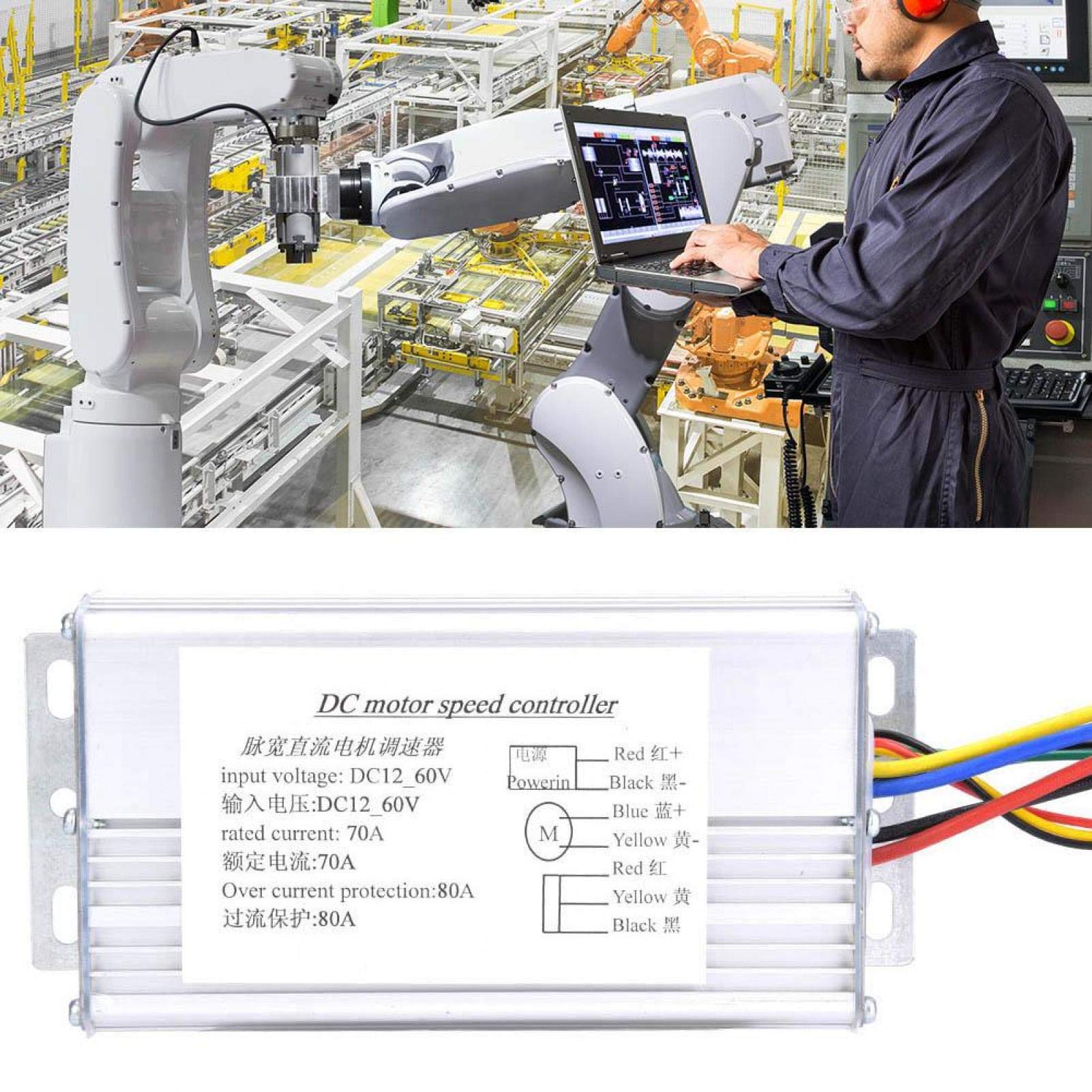 6V 12V 24V PWM DC Motor Speed Controller Reversible Switch Adjustable Governor e