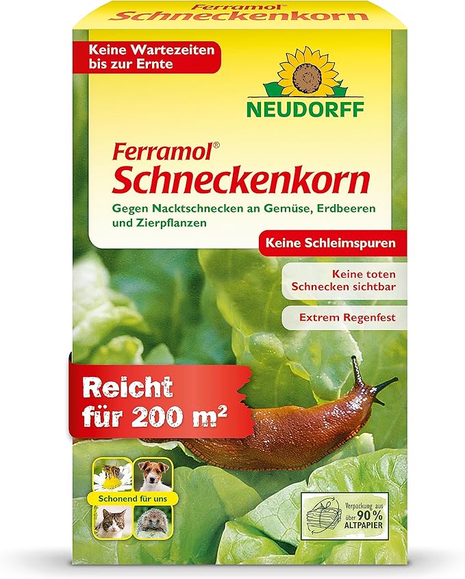 NEUDORFF Ferramol snail pellet. Reliable and fast snail protection