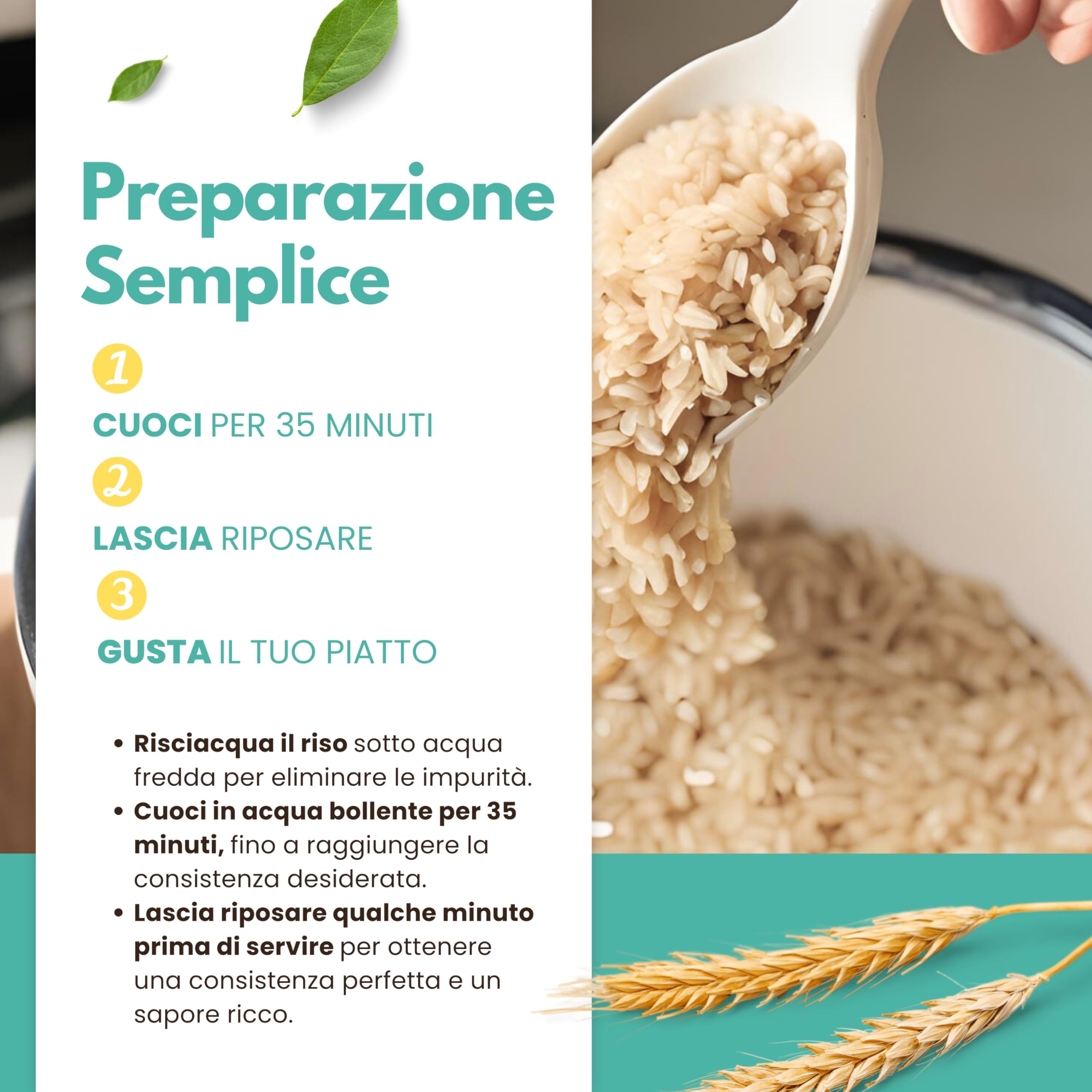 Riso Carnaroli Integrale Italiano 2 kg (2x1kg) – Chicchi Lunghi e Sodi, Ottima Tenuta in Cottura – Senza Glutine – Ideale per Risotti Integrali – 13 di Ilaria