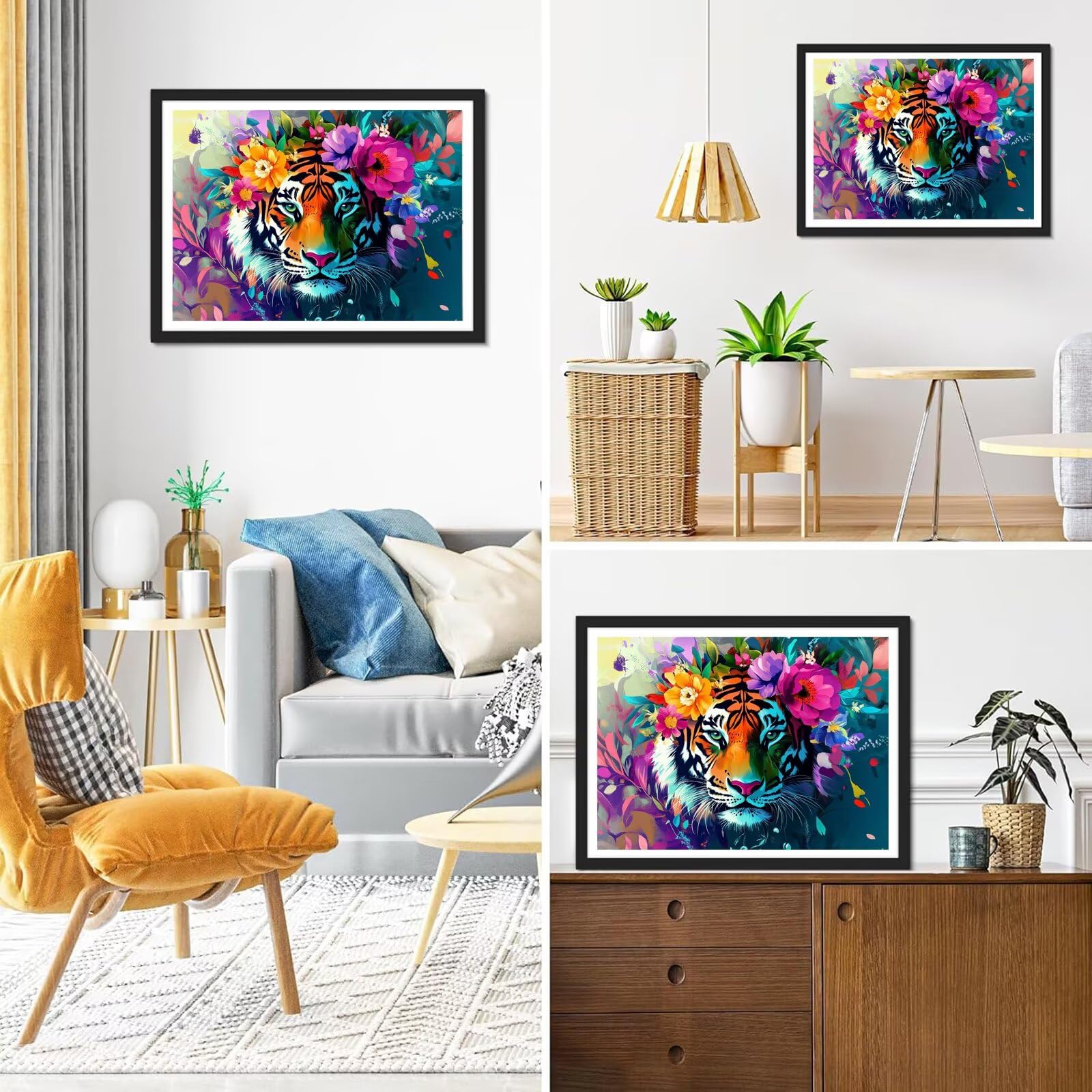 Diamond Painting Blume, 5D Diamond Painting Erwachsene 70x90cm qw1-641