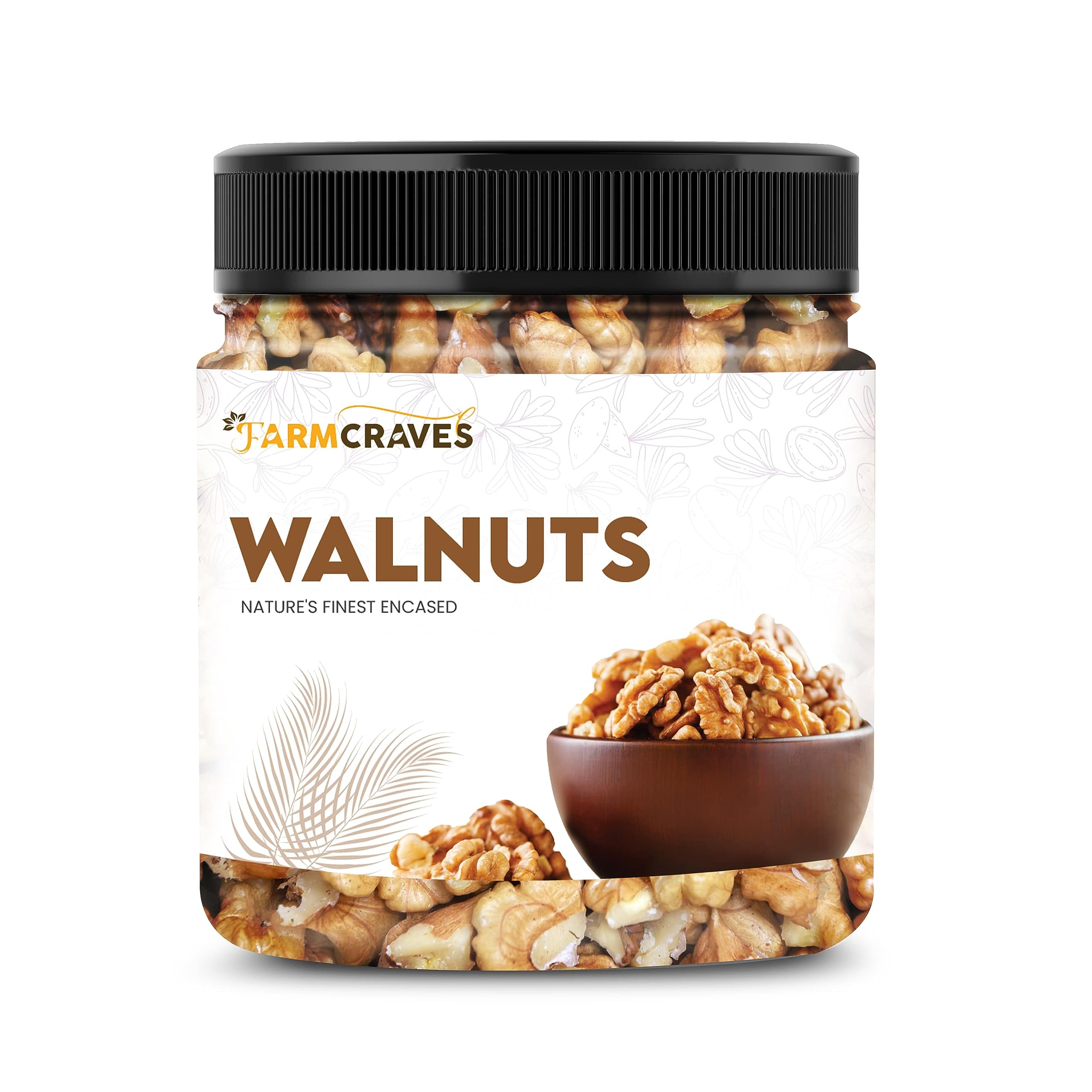 FARMCRAVES Premium Whole Walnuts without shell |500g | Healthy Dry Fruit Snack