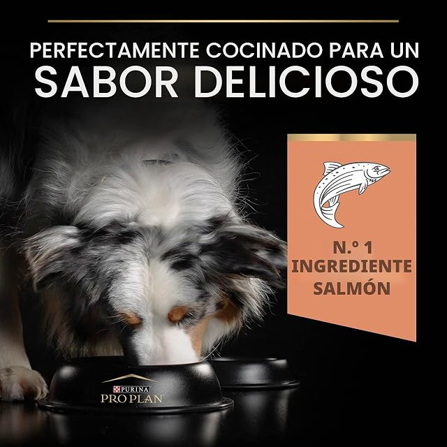 Foto 7 de 8 de Pro Plan Purina Medium Large Adult 7+ Sensitive Skin OPTI Derma Salmon Comida para Perros - 3000 gr