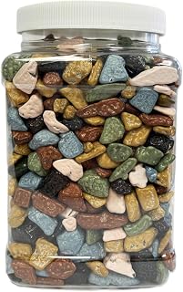 Sarah's Candy Factory Chocolate Rocks | Candy Coated Chocolate Shaped Rocks in Jar, 1.5 Lbs l For Cookies, Muffins, Cakes & Pastries Fondue Chocolate & Melted Chocolate, Ice Cream and Baking Chocolate Chips l.