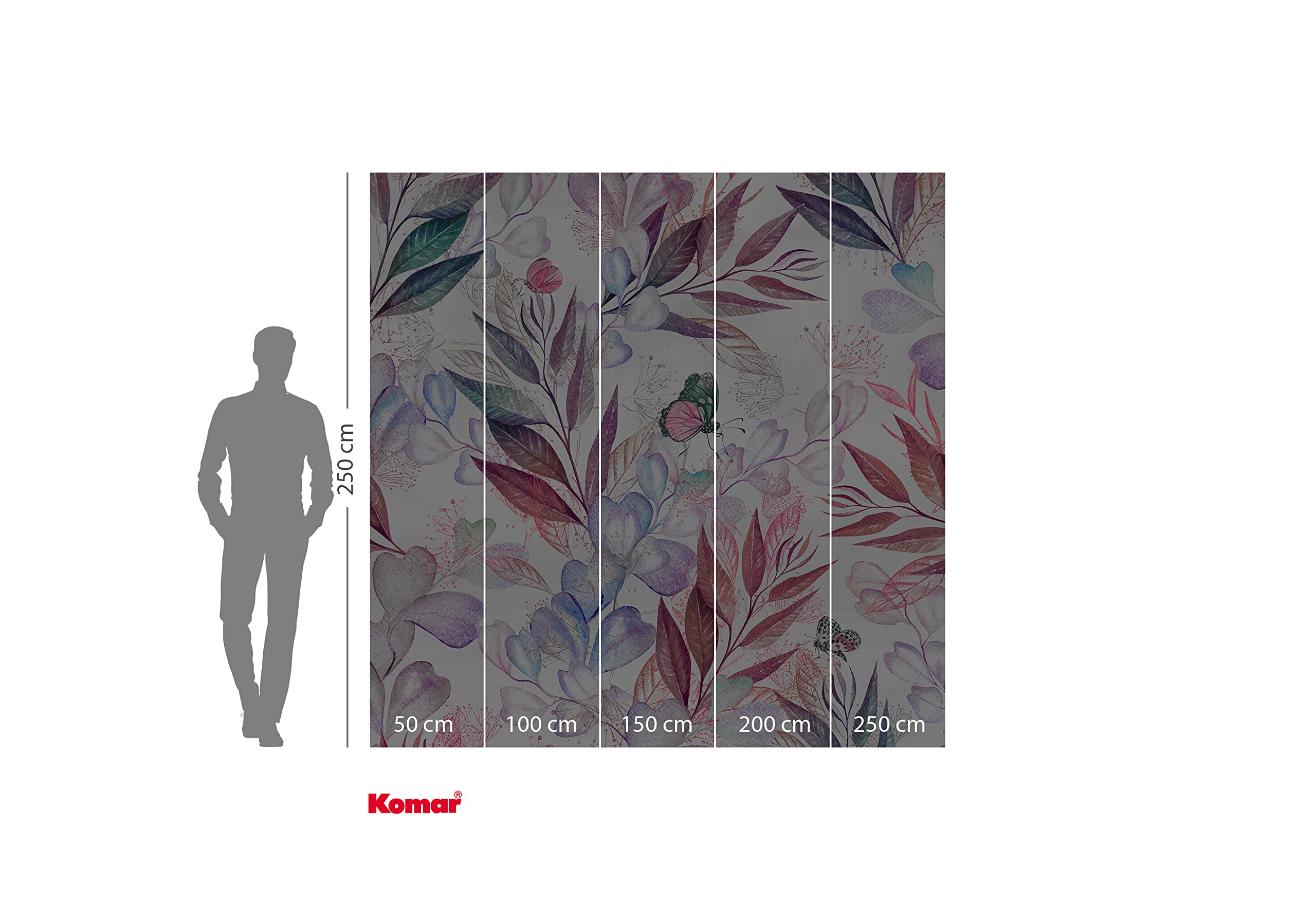 Komar WTD - Papel Pintado Fotográfico (200 X 250 Cm, Ancho De 50 Cm, Papel Pintado, Pájaros, Selva, Habitación De Ovejas, Sala De Estar