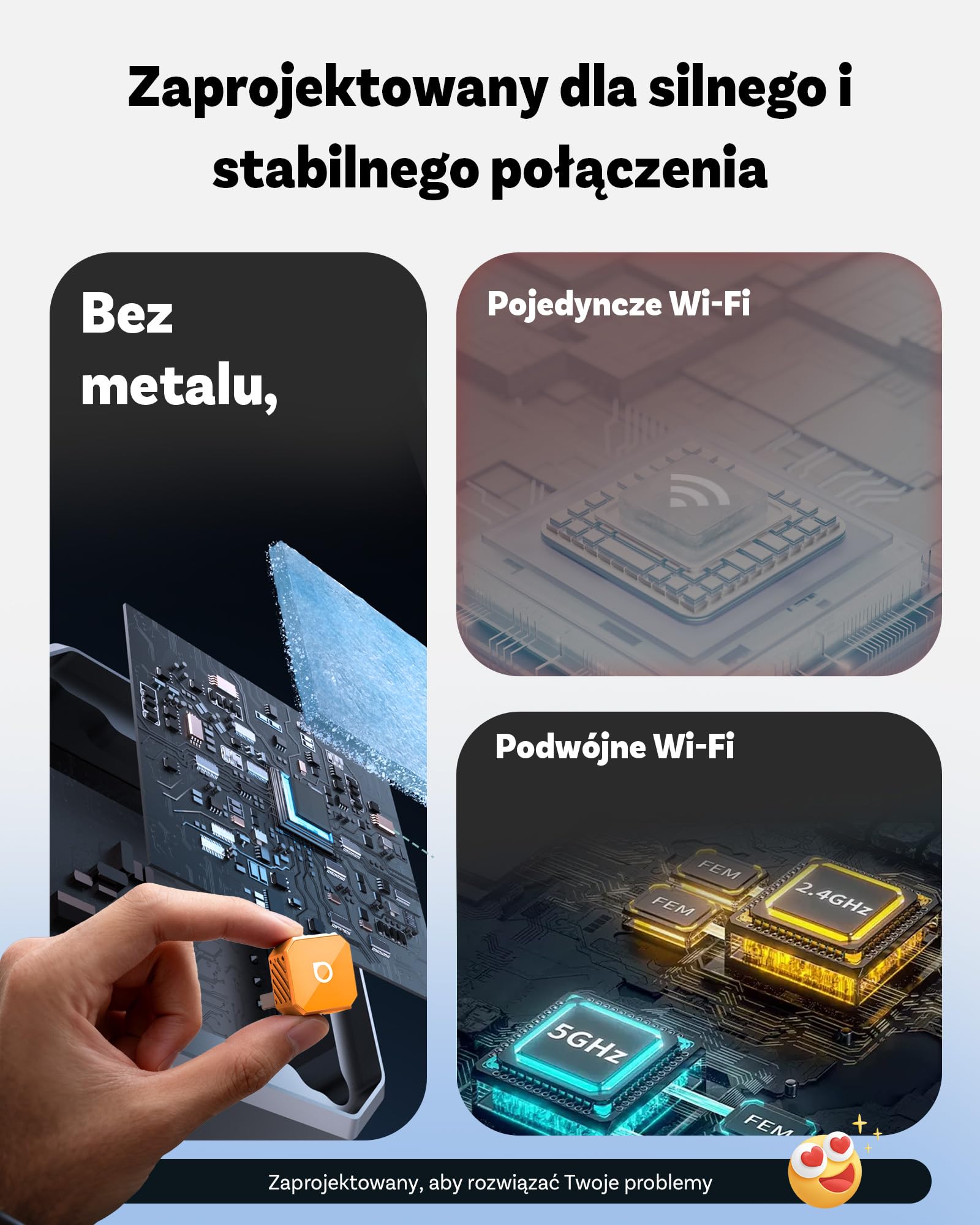 2026 Ottocast Mini Pot Orange, Bezprzewodowy Adapter 2-w-1 CarPlay i Android Auto, Dongle Wireless Plug & Play, Automatyczne Połączenie w 5s, do Samochodów z Fabrycznym Przewodem, iPhone i Android