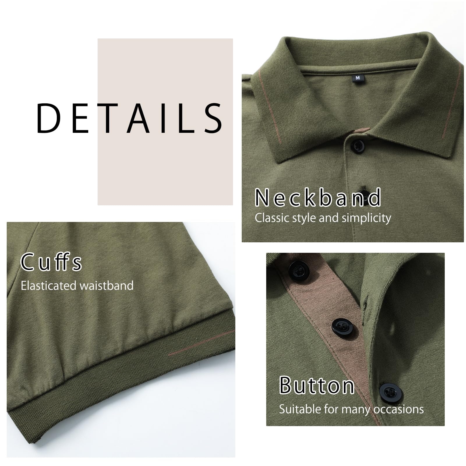 Comilaka Polo Uomo Manica Corta Maglietta Casual Poloshirt Colori Contrastanti Top T-Shirt Estate