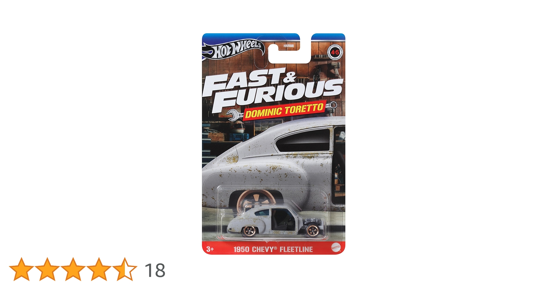 Hot Wheels Fast and FURIOUS Dominic Toretto Auto 1950 Chevy