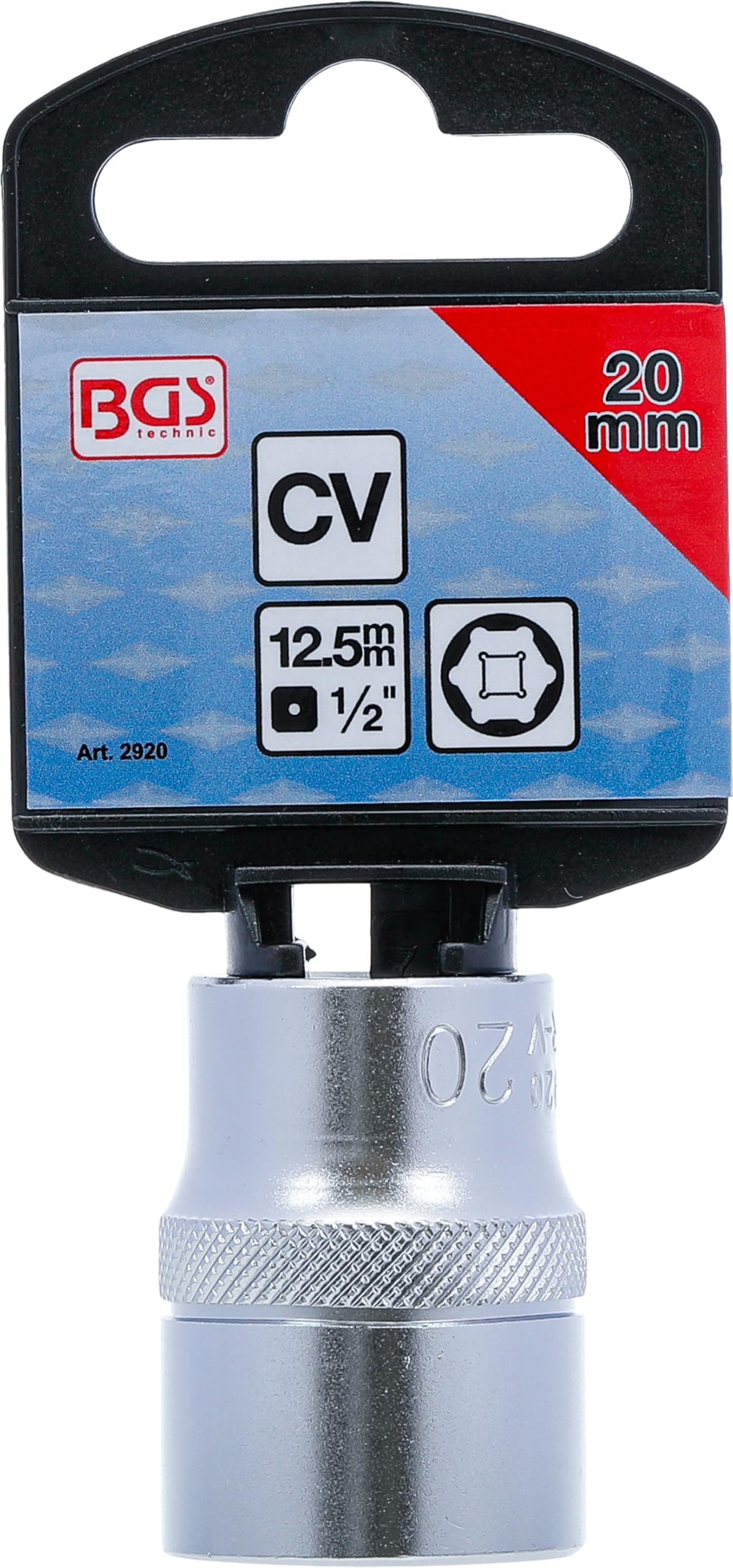 BGS 2920 | Steckschlüssel-Einsatz Sechskant | SW 20 mm – Ansicht 4