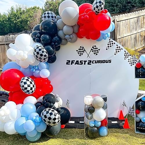 Miniatura 6 de Globos de látex rojos: globos de fiesta rojos de 139 tamaños diferentes de 5/10/12/18 pulgadas, kit de guirnalda de globos rojos para cumpleaños,