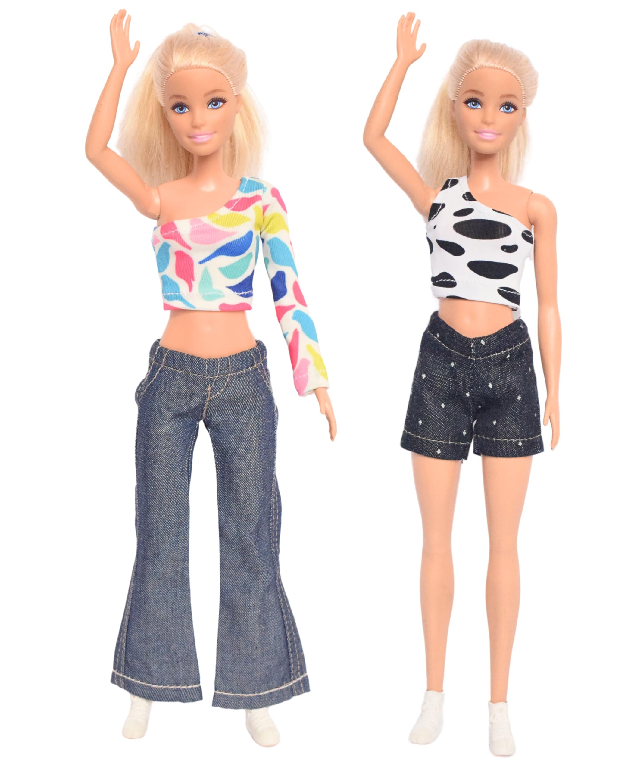 El Figo Doll Clothes, Doll Dresses and Accessories Set / 2 Pc Doll Outfits with Accessories (Tailored Dress for 28 c.m - 31 c.m Tall Toy) 3