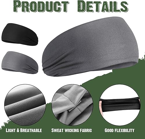 Miniatura 4 de Deekin 6 diademas de fútbol para niños, diademas de fútbol para niños, bandas para el sudor atléticas para niños, diademas de fútbol para niños,