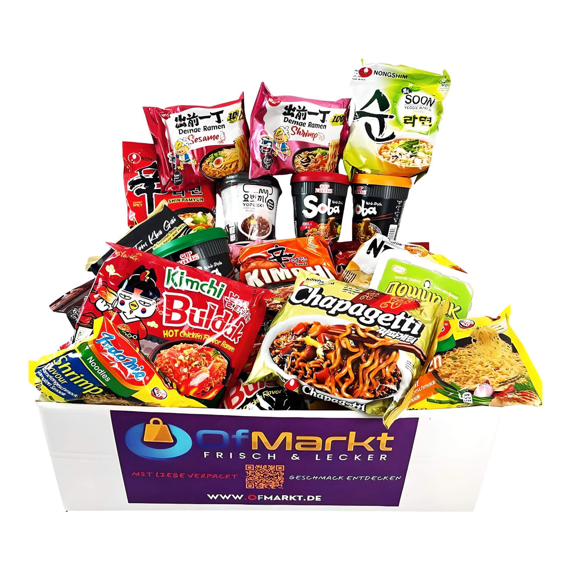 Internationale Noodles Set | 25 verschiedene Instant Nudeln aus aller Welt