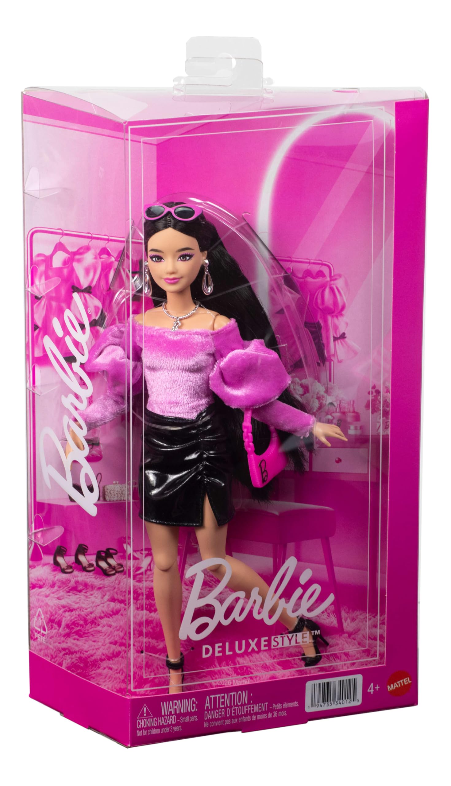Amazon.com: Barbie Deluxe Style Doll #13 in Pink Barbiecore