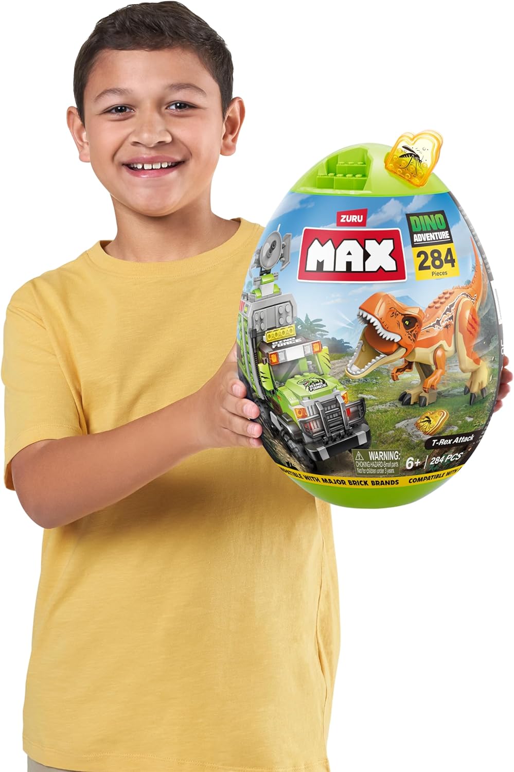 ZURU MAX-Dino Adventure US-Series 1-Egg Capsule (284 pcs)