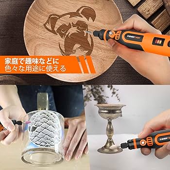 Amazon | Enertwist ミニルーター，リューター，35PCSビット