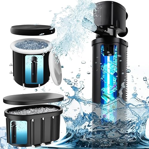 Filtro de inmersión en frío de 600 GPH para saneamiento U-V de 300 a 1000 galones, filtro de bañera de hielo en cápsulas frías, filtro de piscina