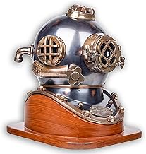 Diving Helmet Galvanized Iron+Glass Antique Diving Helmet, US Divers Scuba Diving Equipment, Brass Diver, Underwater Helmet, Scuba Helmet