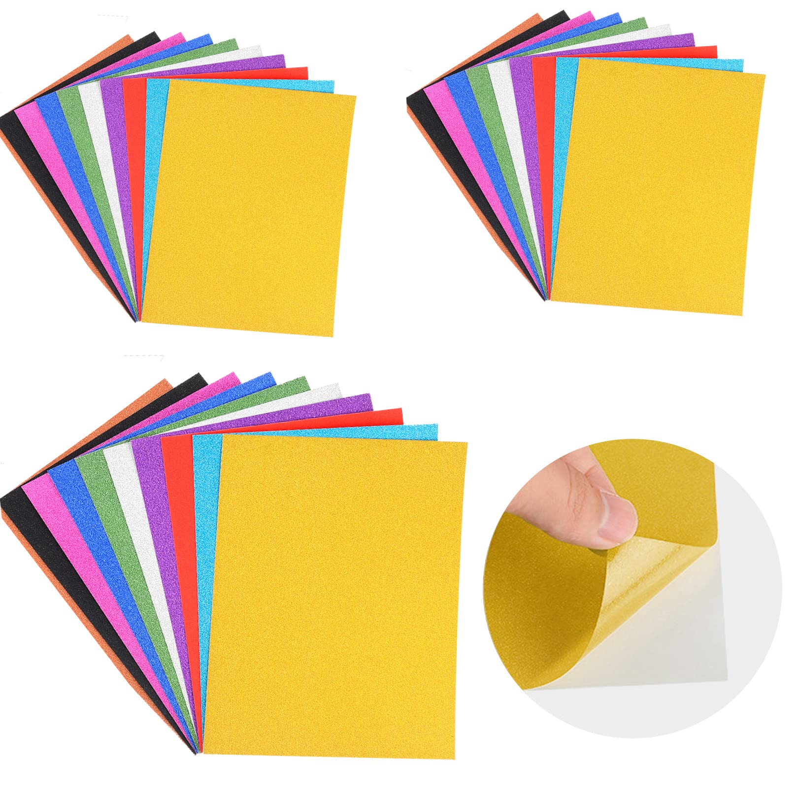 Amazon.co.jp: PIENSE グリッターシート シールタイプ 30枚 50枚  