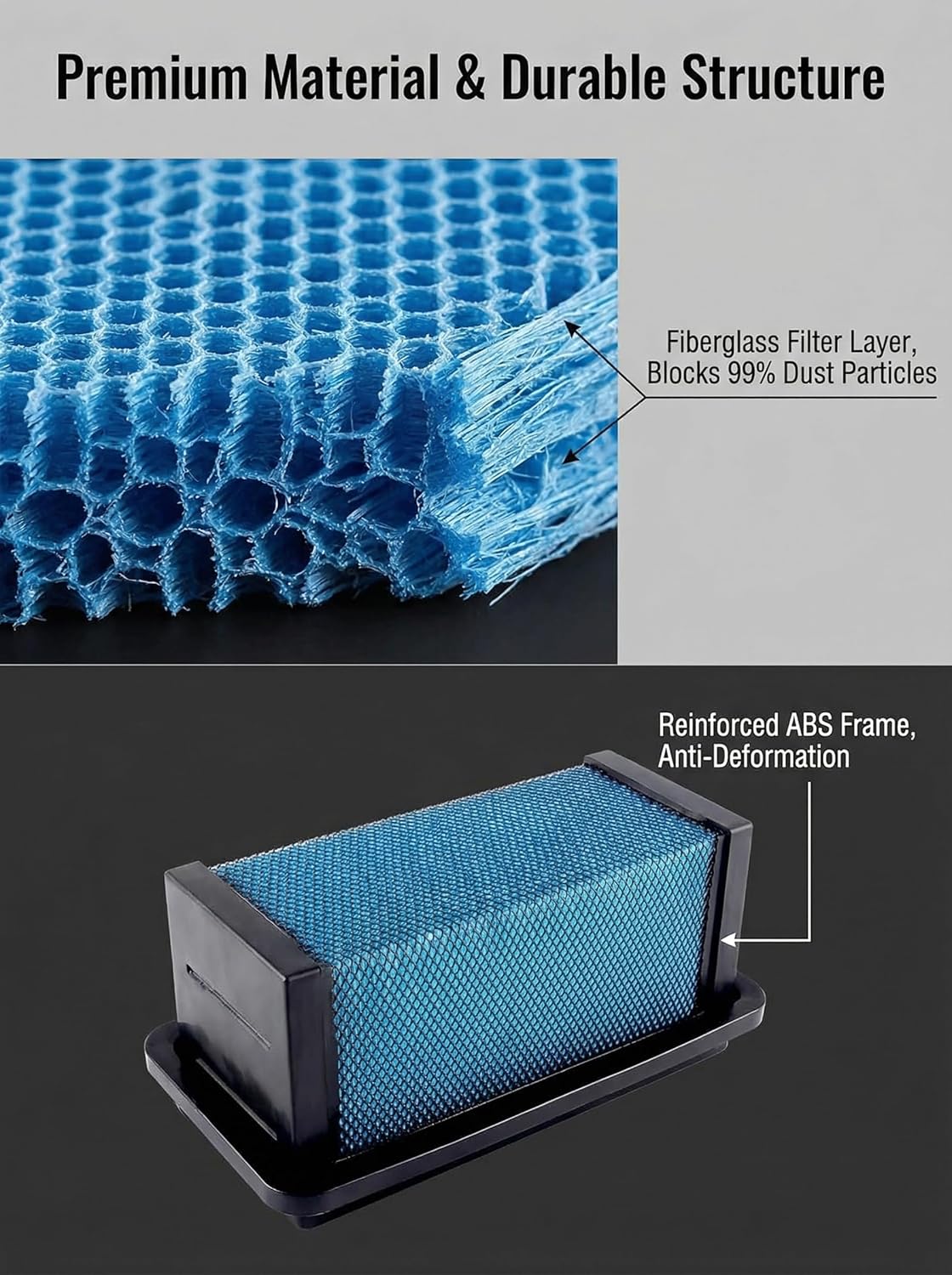 P643133 Air Filter Compatible with Chevrolet Silverado 4500HD 5500HD 6500HD 6.6L V8 Diesel Engine (2019-2024) Replace 19405680 2518540C1