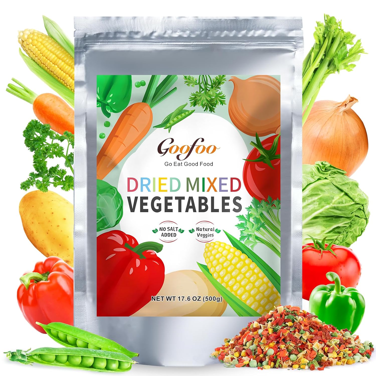 Ramen Toppings, Ramen Seasoning for Ramen Noodles, Dehydrated Vegetables Soup, 12 Kinds of Natural Veggies, Dried Vegetable Flakes Blend, Add to Noodles Rice Soup, Gluten Free, Ideal for Gift, 17.6 oz