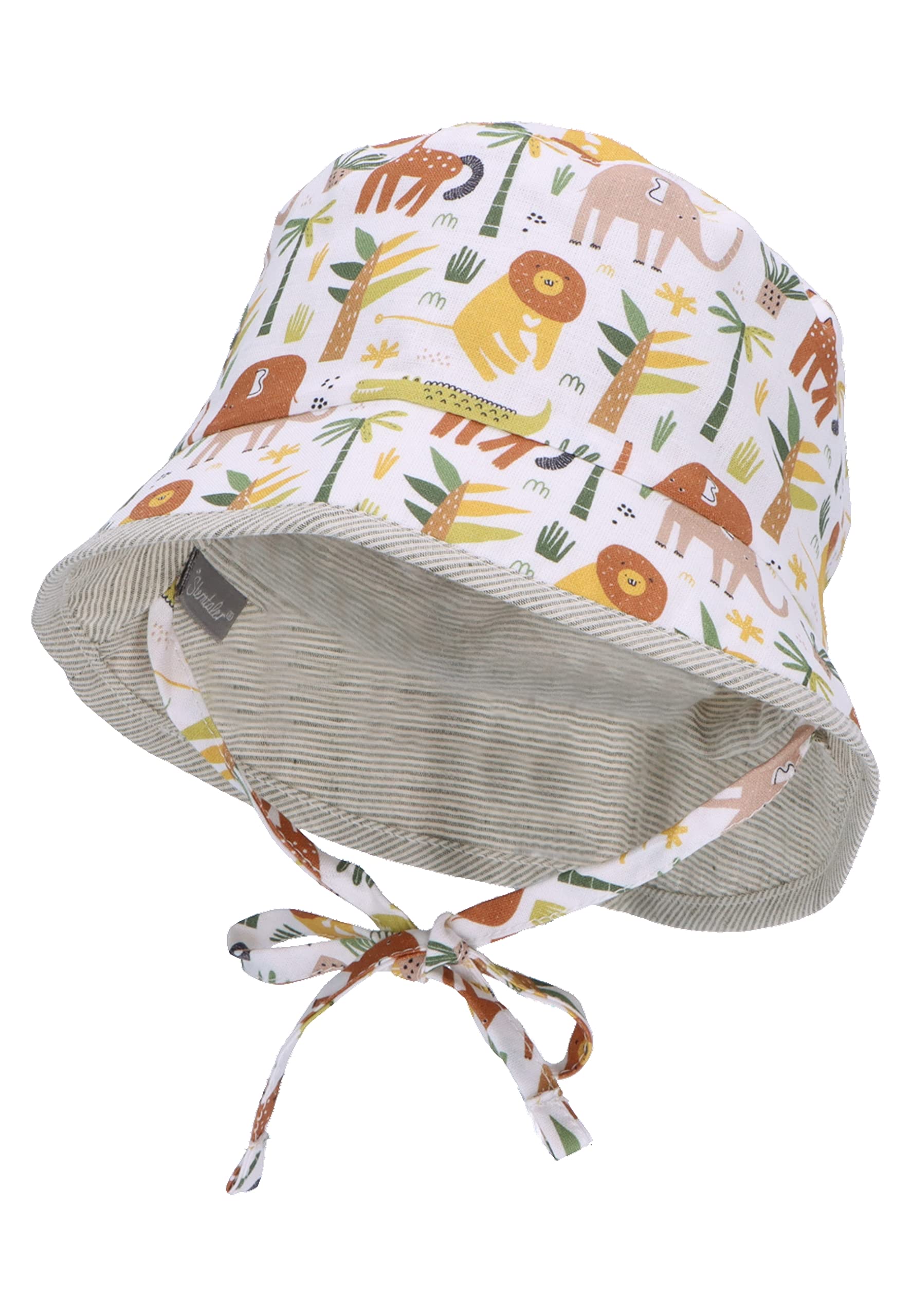 Chapeau De Pêcheur Enfant Sterntaler - Mousseline Coton Bio - Protection UV - Mixte