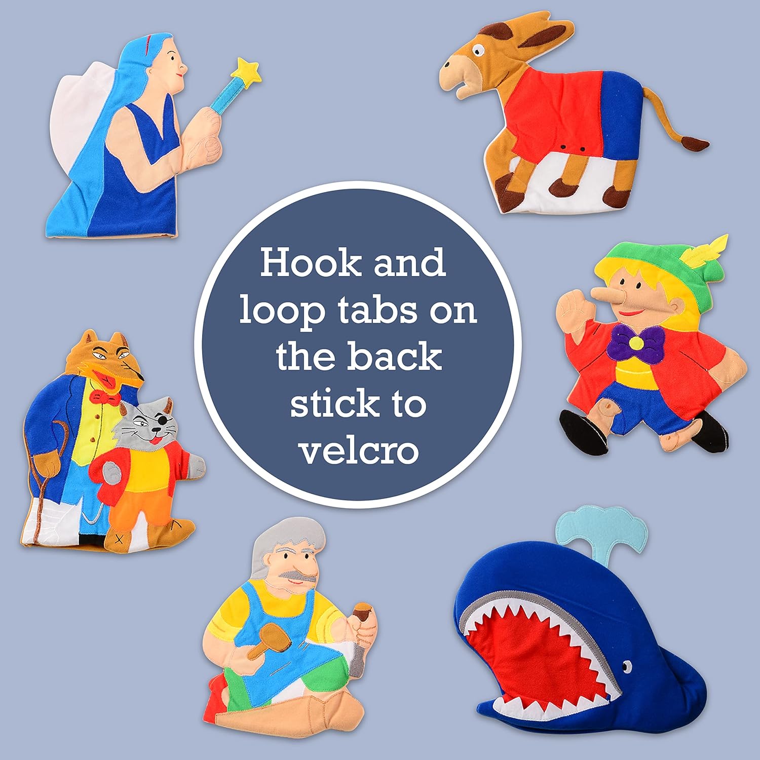 Constructive Playthings Svl 470 Pinocho Storytelling Hand Puppets Por