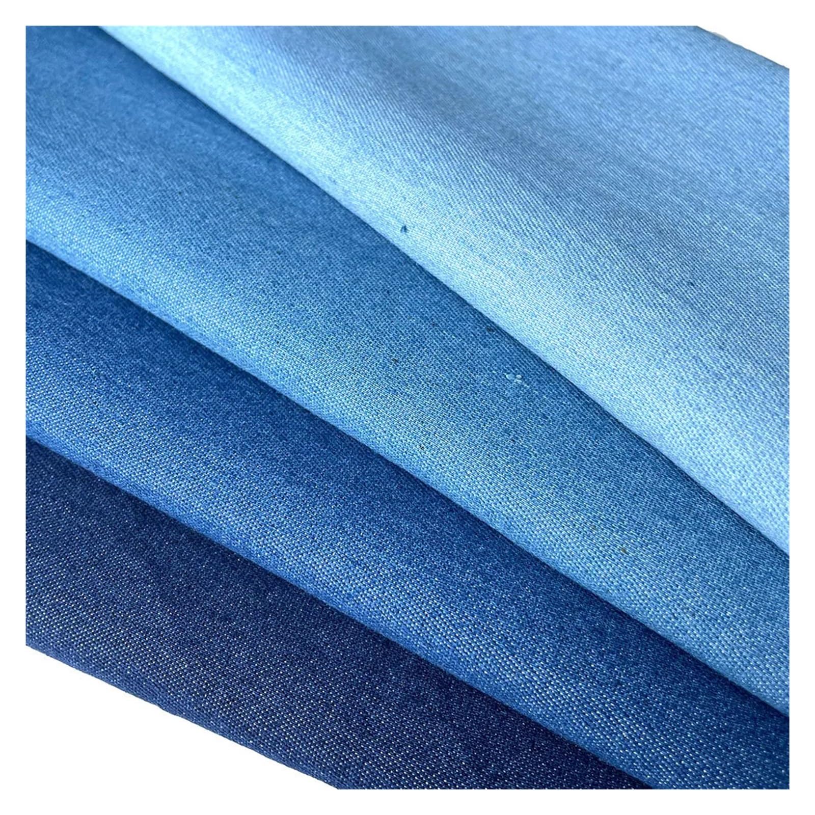 Denim Stoff Baumwolle Dünne Licht DIY Handgemachte Puppen Kleidung Jeans Rock Jacke Tasche Handarbeit Material für Kleidung, Kleider, handgefertigtes Heimwerken(Blue,90x145CM(35inx57in))