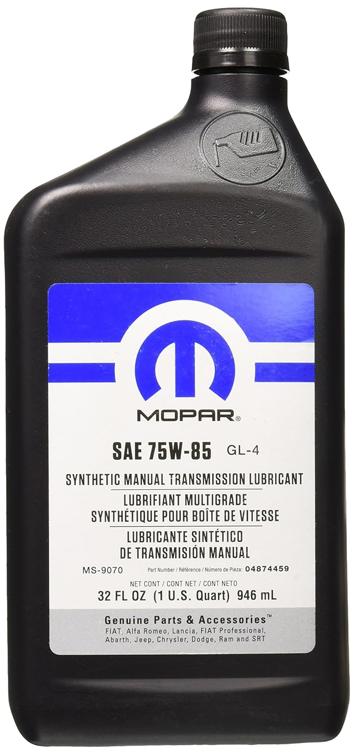 OEM Mopar 4874459 Gear Lube Synthetic Manual Transmission Fluid SAE