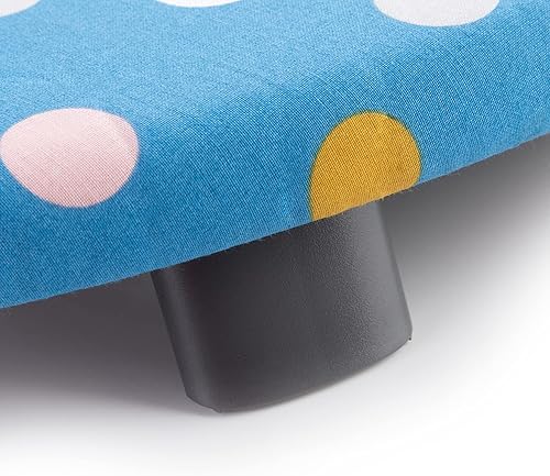 Miniatura 5 de Minky Homecare Therma-Lite - Tabla de planchar pequeña que ahorra espacio con pies plegables, mini mesa de hierro ligera y compacta, ideal para