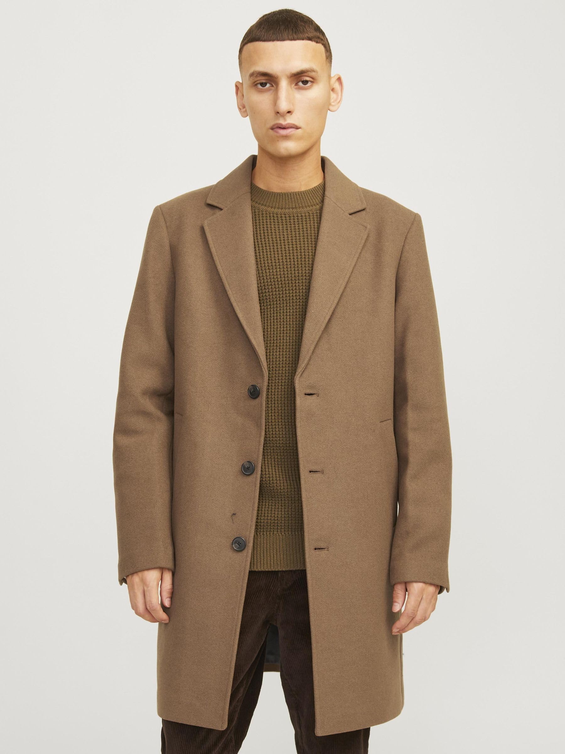 JACK & JONES Herren Jjemorrison Wool Coat Sn Wollmantel