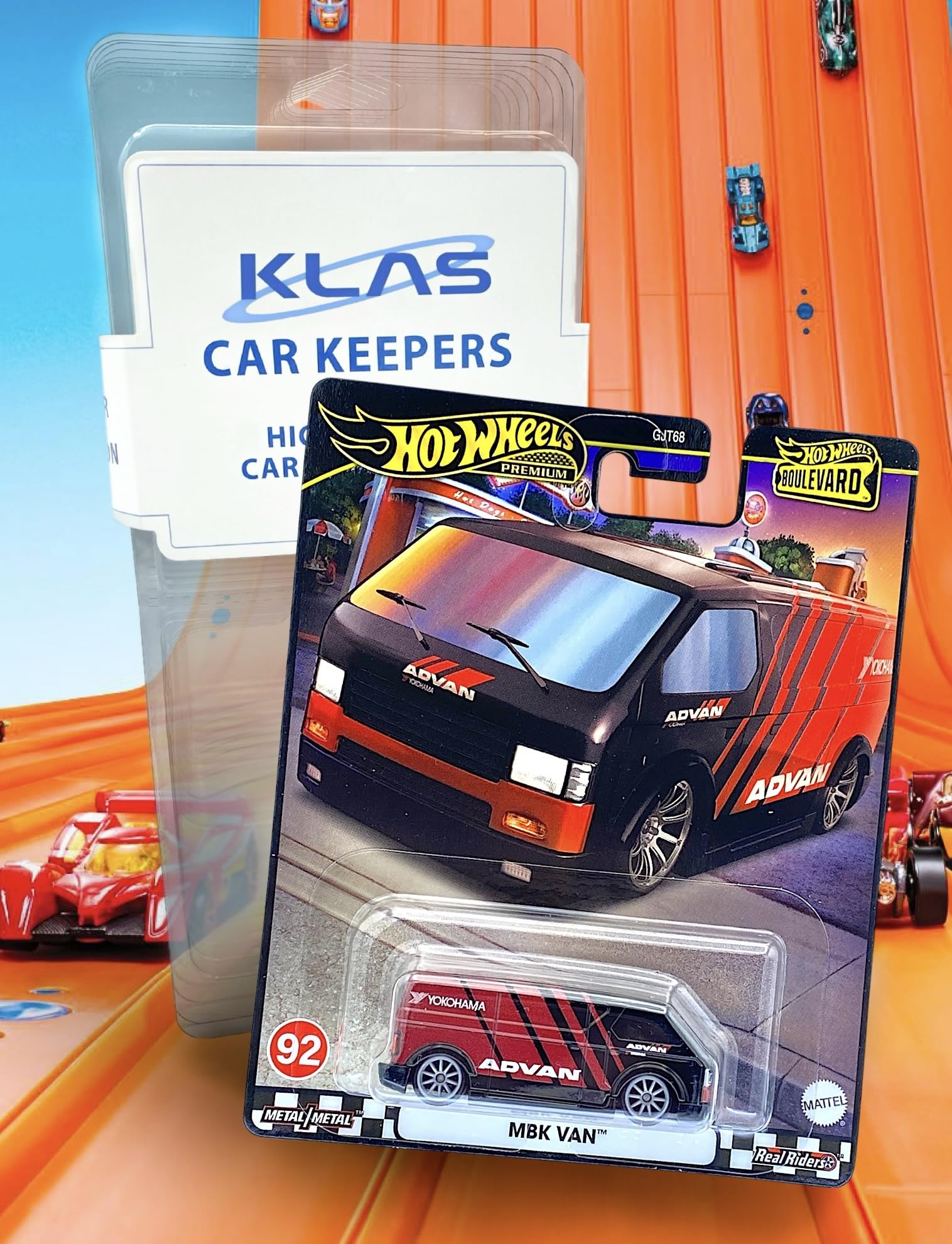 Hot Wheels Boulevard #92 - MBK Van (Advan & Yokohama) (Black