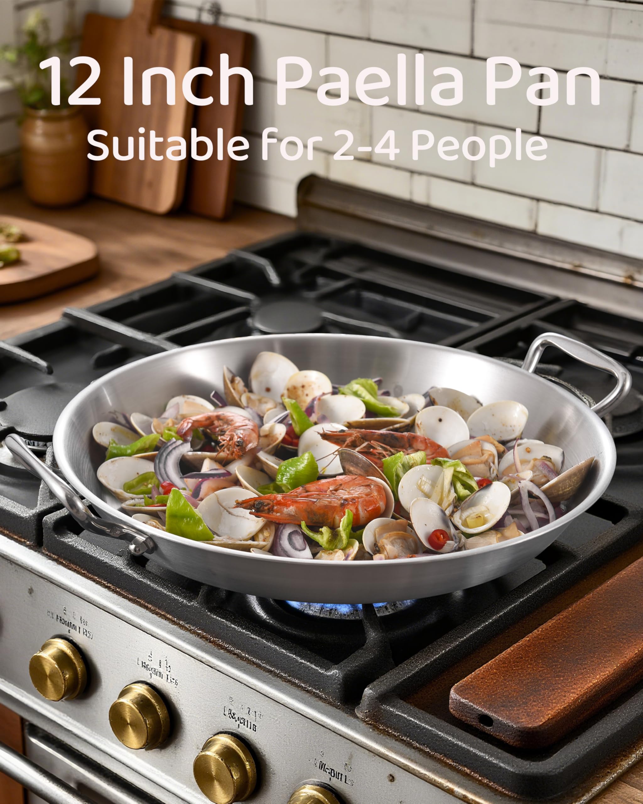 12 Inch Paella Pan - Authentic Spanish Cooking -7