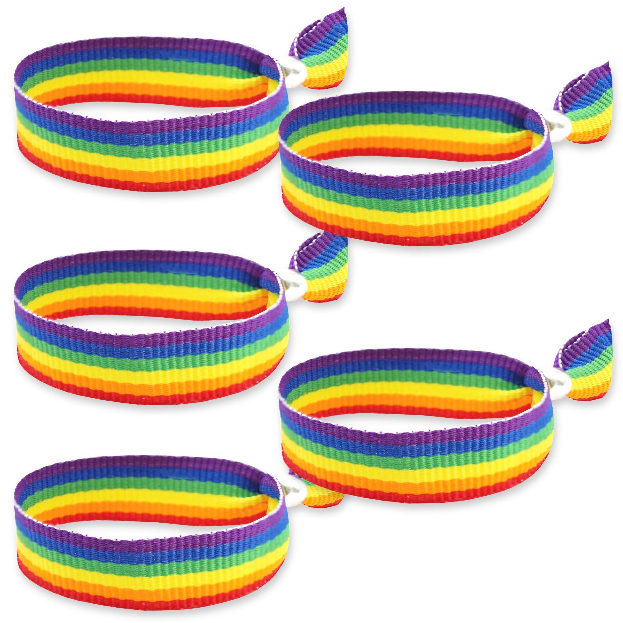 HAND-PROBracelet LGBT Fabric Bracelet Gay Pride Bracelet Flag LGBT Ribbon LGBTI Bracelet Rainbow Ribbon Gay Bracelet