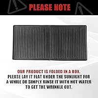 Vista 6 de BestEvMod para Rivian R1S - Tapete de maletero todo clima, accesorios de protección, forro de carga 3D de material TPE compatible con Rivian R1S