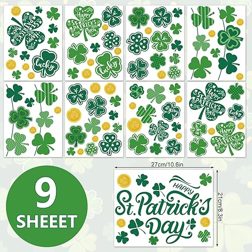 Miniatura 8 de Whaline Calcomanías de pared para el día de San Valentín, calcomanías románticas de conversación romántica de corazón de caramelo para habitación