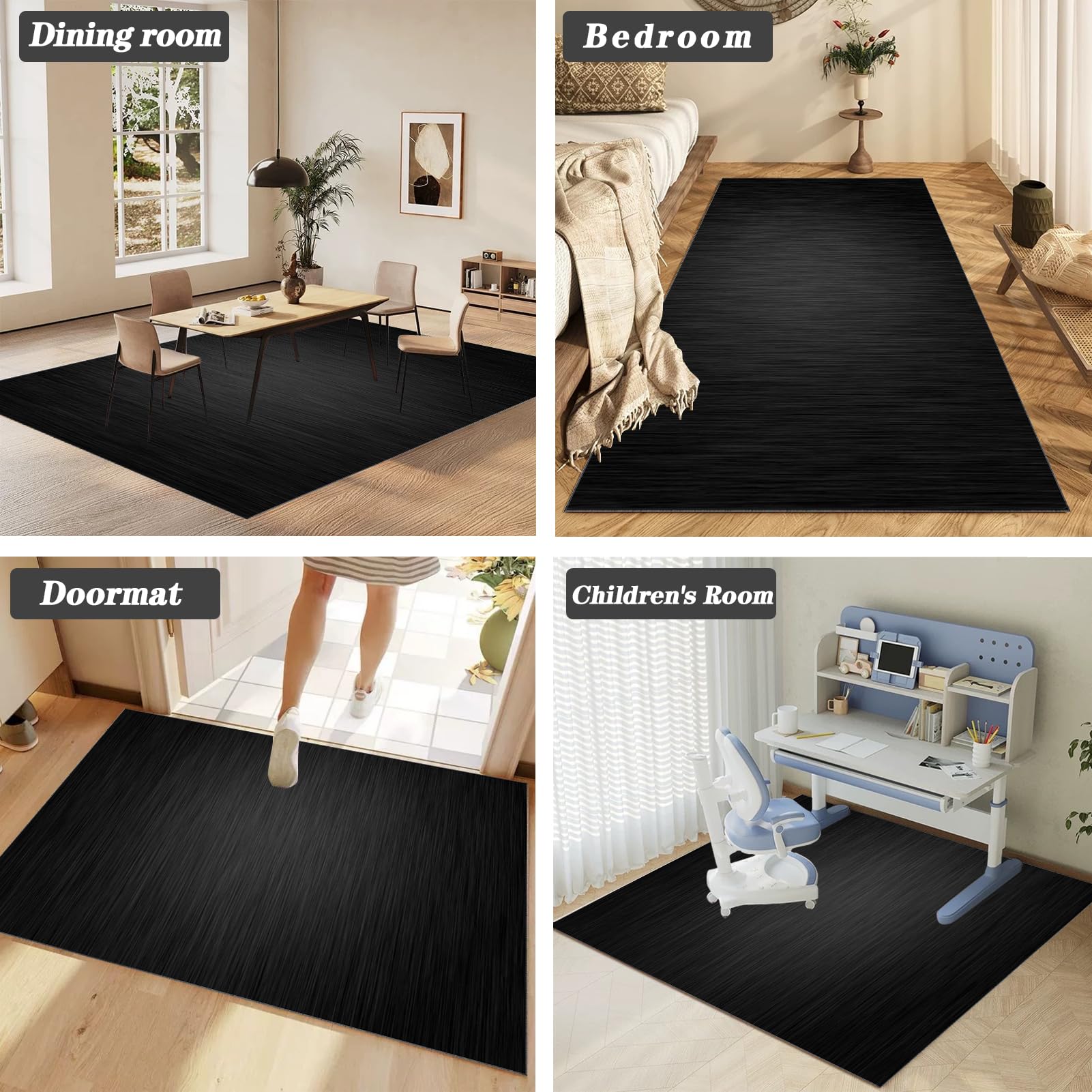 JaevKwzy Office Chair Mats for Hardwood Floors Gaming Chair Mat for Office Carpet Chair Mats Non Slip Floor Protector Mat for Chairs Desk Chairmats Office Floor Protector mat 140 x 180 cm - Image 7