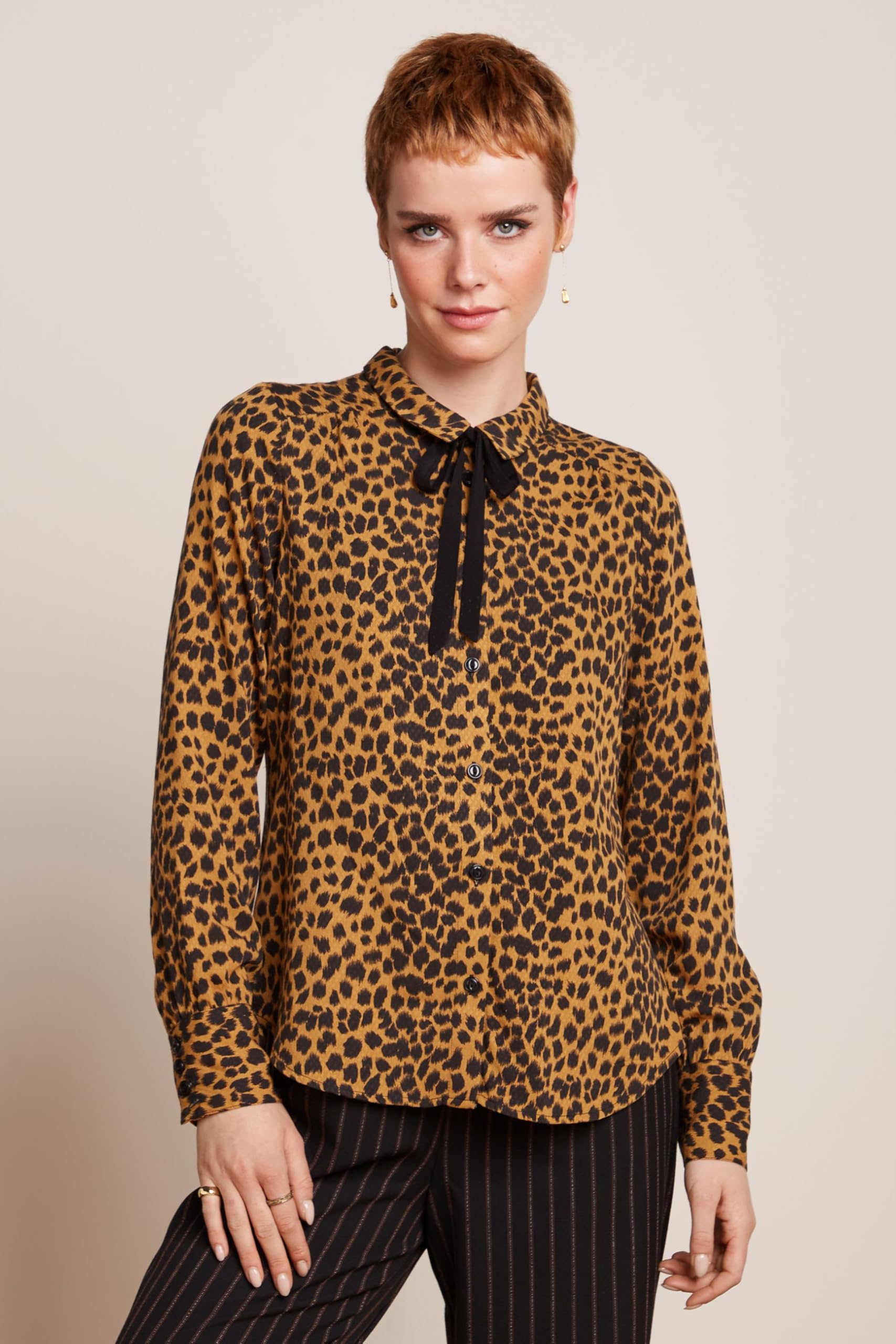King Louie Ella Blouse Tigre - Blusa para mujer