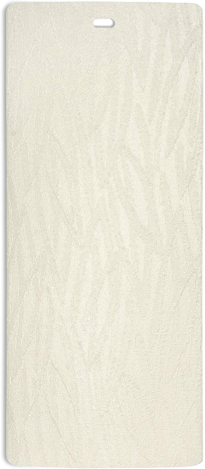 DALIX Orleans Off White Vertical Blind Design Slats Sliding Door 82.5 Qty 5 Pack