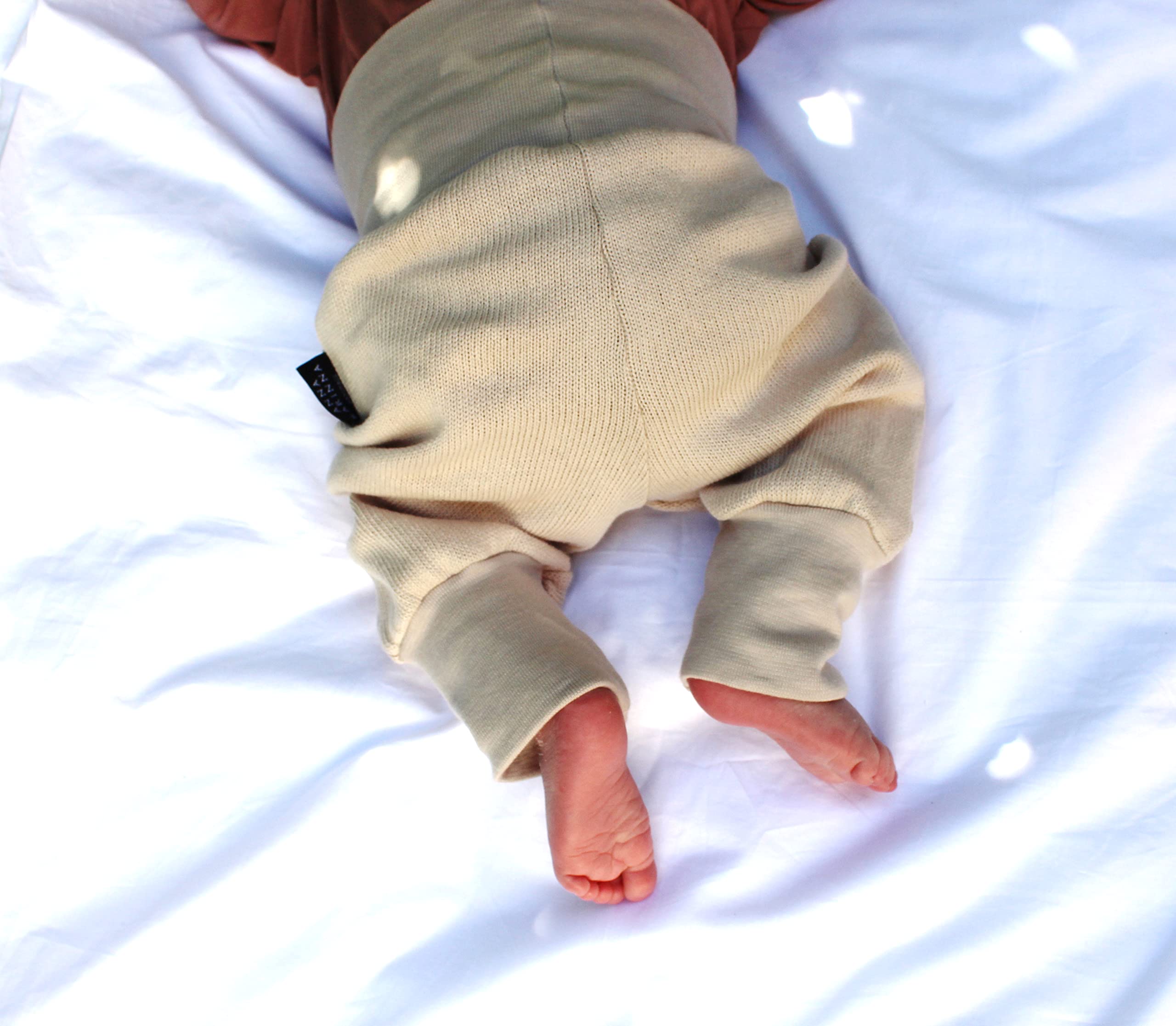 Anna Karinna Kids Handmade Knitted Cotton Baggy Pants, 100% Cotton Baby Pants, Pumphose Baby, Baby Girl Pants, Baby Boy Pants