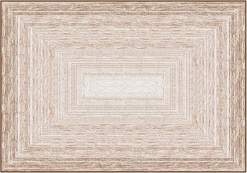 Miniatura 704 de Phantoscope Vintage Collection - Alfombra de área de 8 x 10 pies, alfombra grande para sala de estar, lavable, bohemio, antideslizante