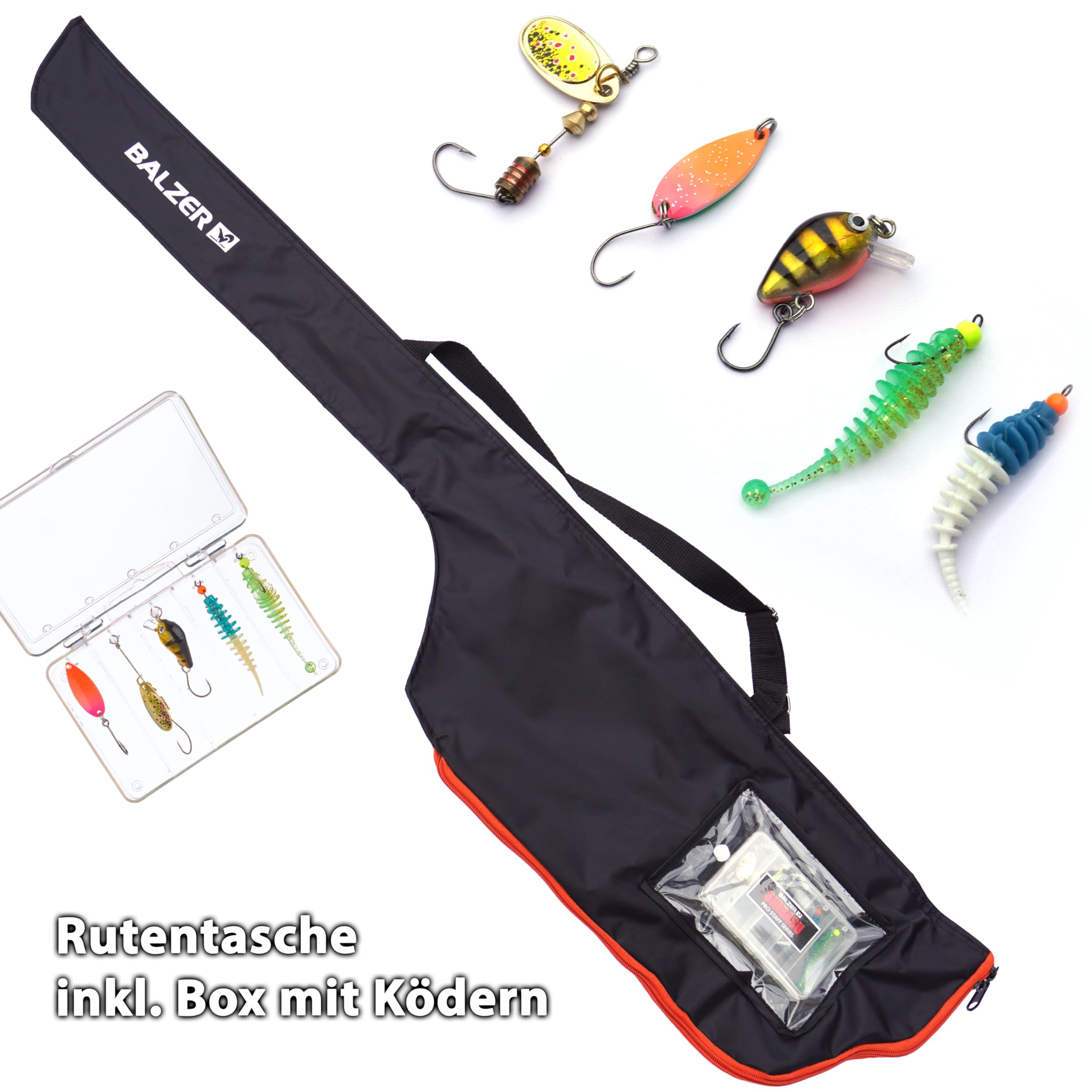 Balzer Shirasu Spoon Combo Rute Rolle Schnur Angelset