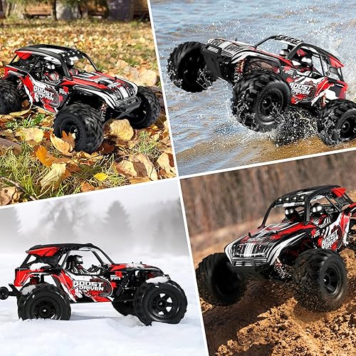 Miniatura 3 de Auto RC rápido, 110 grandes Hobby Rc Cars, 4x4 de alta velocidad Rc Cars 35MPH, camiones todo terreno, auto de control remoto rápido todoterreno 4WD